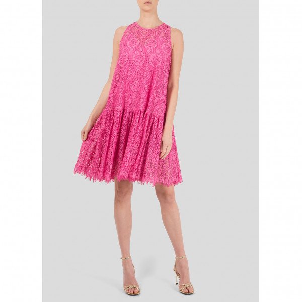 Rent Buy MSGM Sleeveless Lace Drop Waist Dress MY WARDROBE HQ