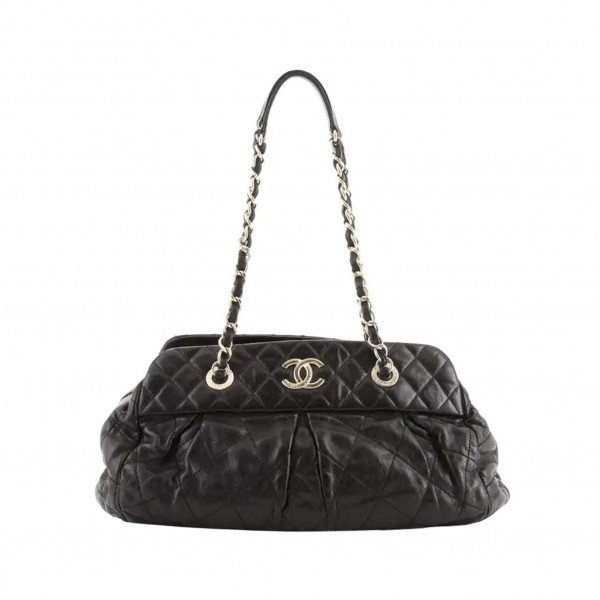 Chanel quilted bowler bag shop