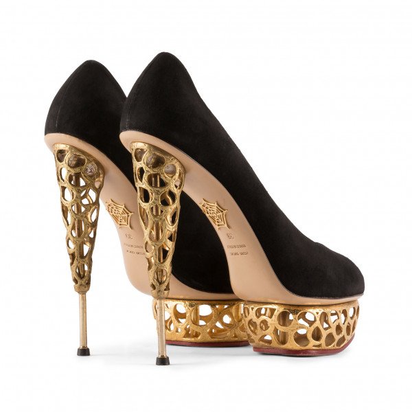 Rent Buy Charlotte Olympia Objets D Art Suede Platform Pumps MY