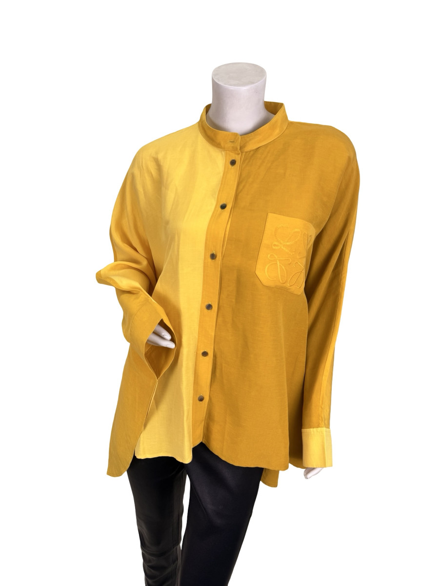 Loewe Yellow Button Up Cape
