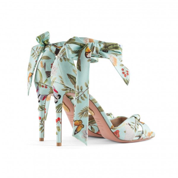 Floral open toe online heels