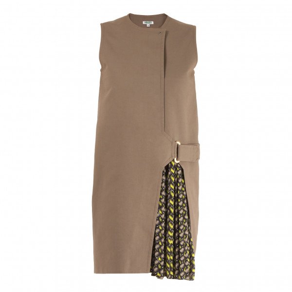 KENZO Sleeveless Dress With Printed Skirt