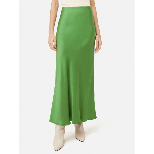 Jigsaw Satin Bias Maxi Skirt