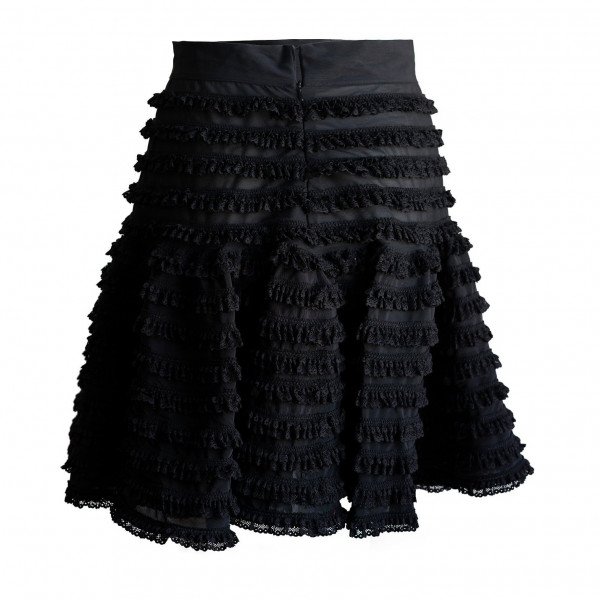 Emilio De La Morena Mini Ruffle Skirt