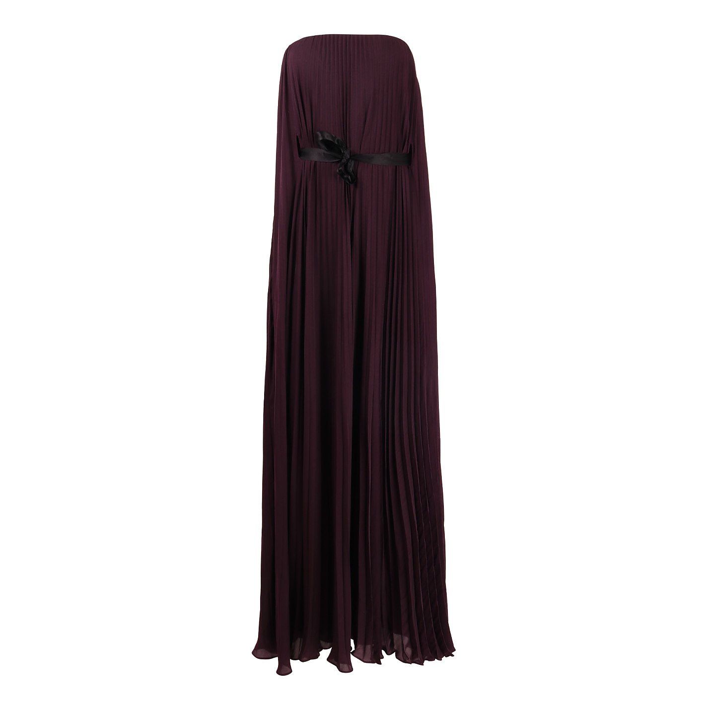Amanda Wakeley Strapless Pleated Gown