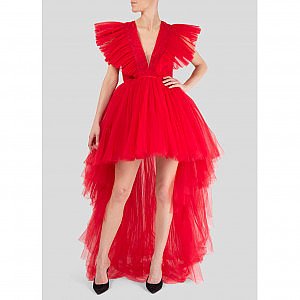 Giambattista valli outlet red dress