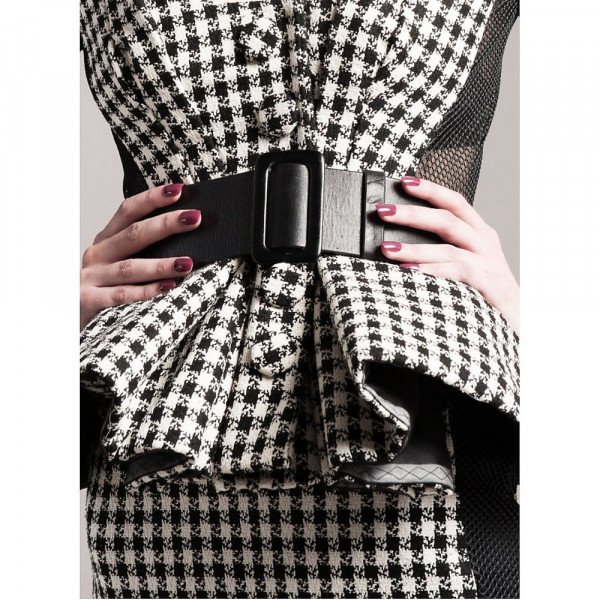 House Of Sheldonhall Silk Houndstooth Two Piece