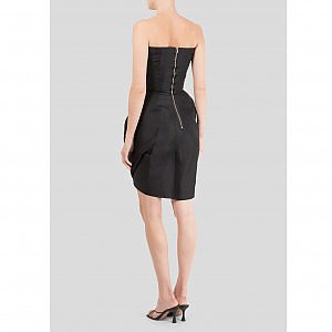 Rent Buy Dsquared2 Silk and Leather Mini Dress | MY WARDROBE HQ