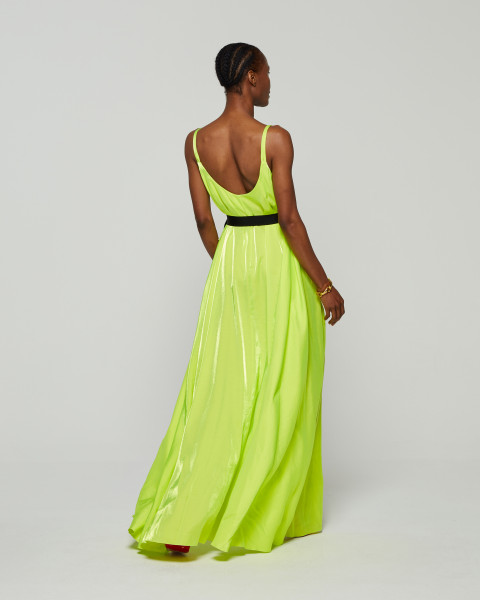 Serena Bute Ibiza Dress - Neon Yellow