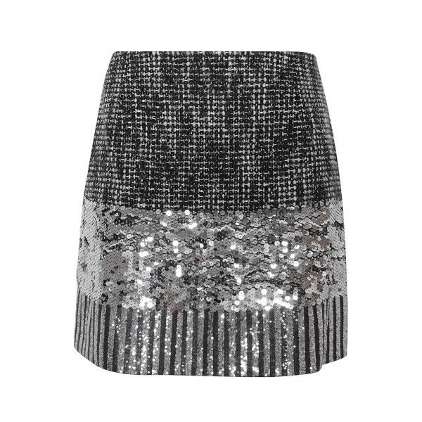 Dior Tweed Sequinned Waistcoat And Skirt Co-ord