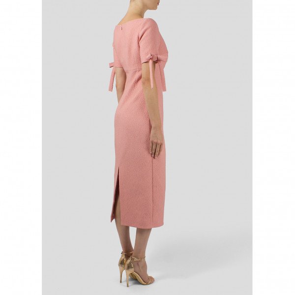 Emilia Wickstead Bow Detail Midi Dress