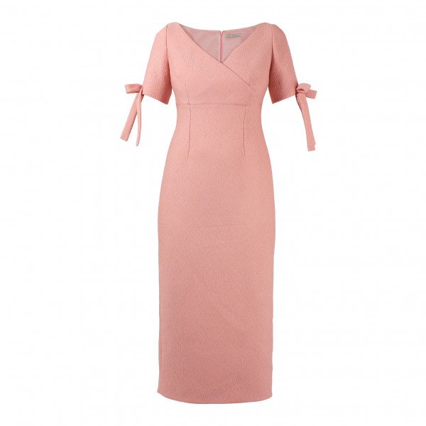 Emilia Wickstead Bow Detail Midi Dress