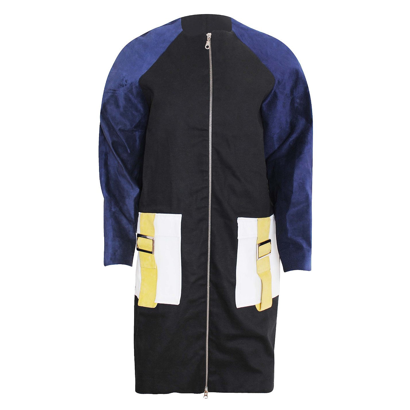 Paper London Leather Patch Coat