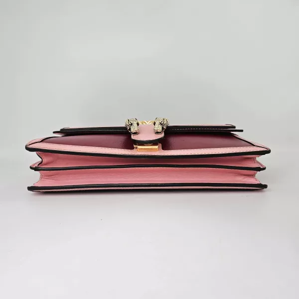 Gucci Dionysus Small Shoulder Bag in Red and Pink