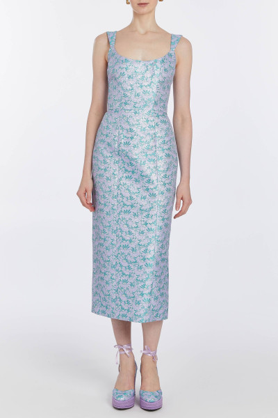 Markarian NY Numa Daisy Brocade Corset Dress
