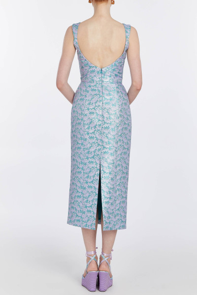 Markarian NY Numa Daisy Brocade Corset Dress