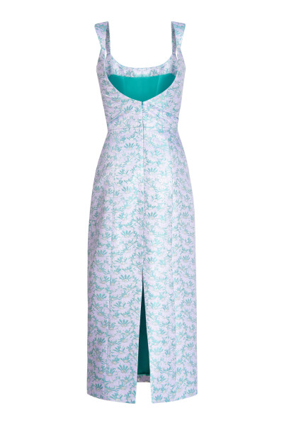Markarian NY Numa Daisy Brocade Corset Dress