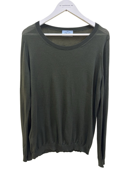 PRADA Green Lightweight Knit