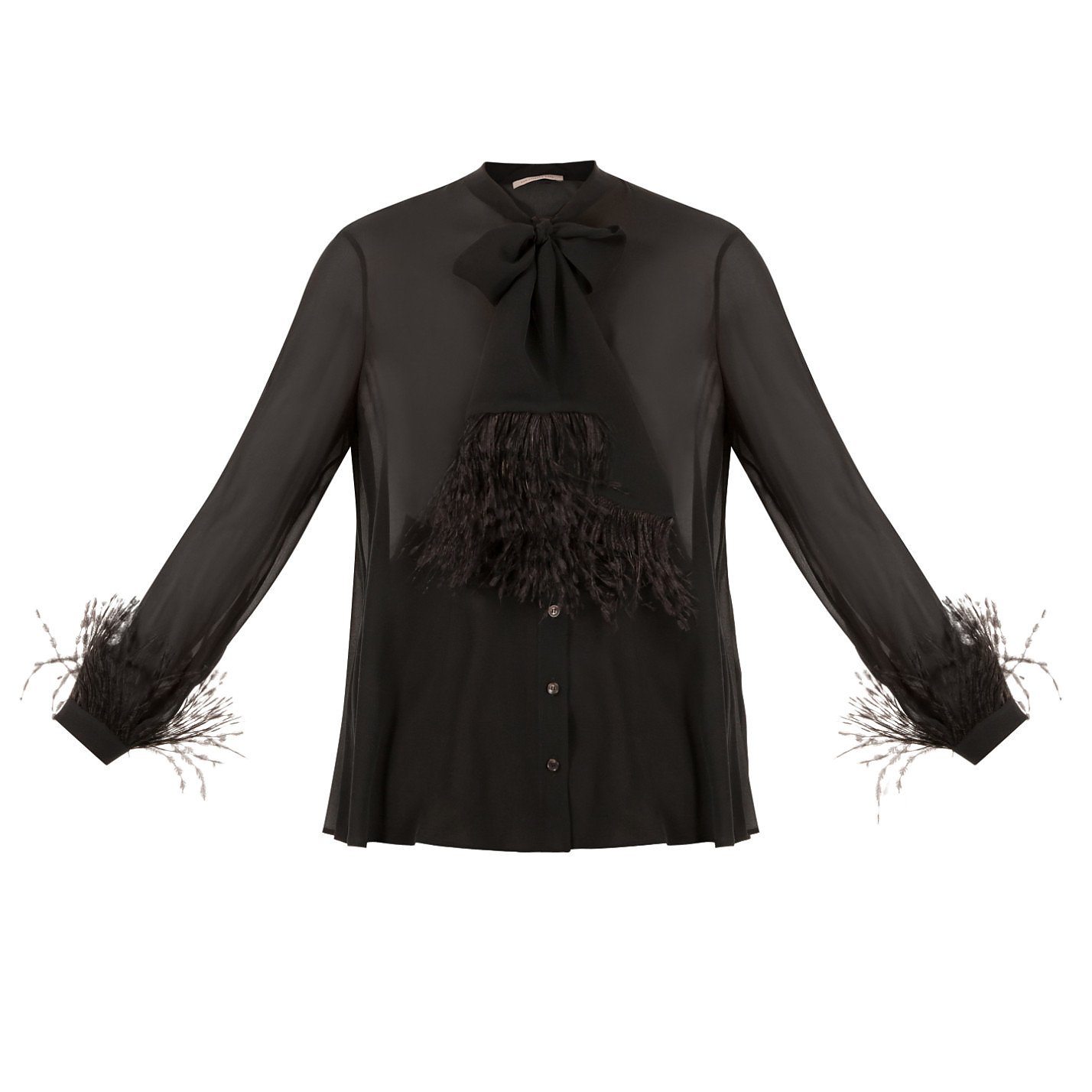 Christopher Kane DNA Feather Blouse