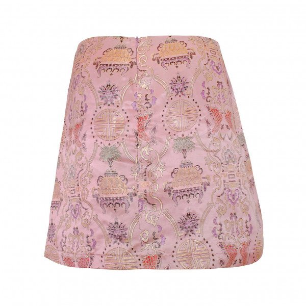 Vintage Embroidered Mini Skirt