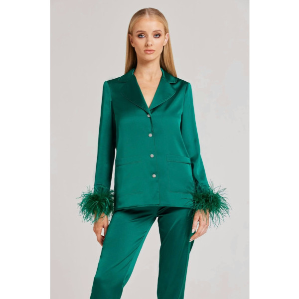 Nadine Merabi Darcie Emerald Green Pyjamas