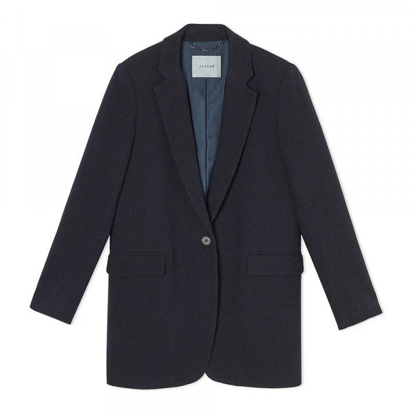 Jigsaw Relaxed Herringbone Blazer