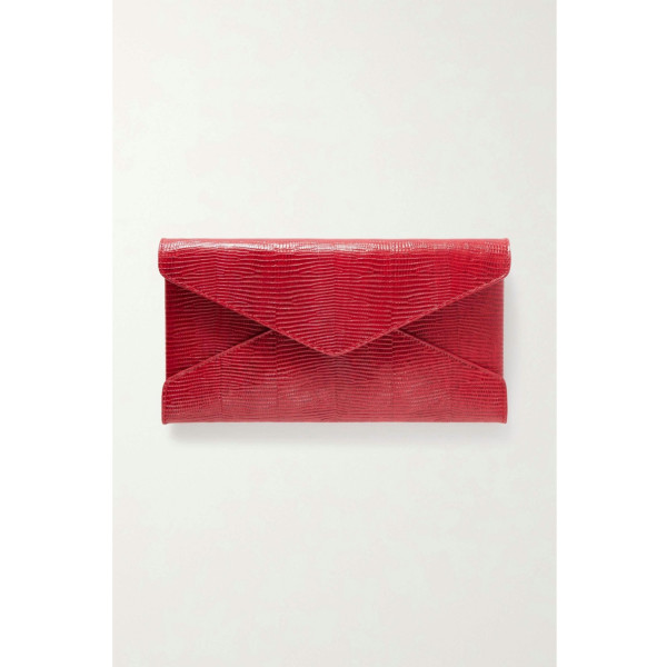 Saint Laurent Saint Laurent Envelope-Style Leather Clutch