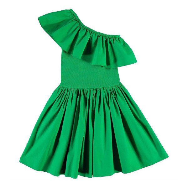Molo Kids Chloey Dress in Green Bee
