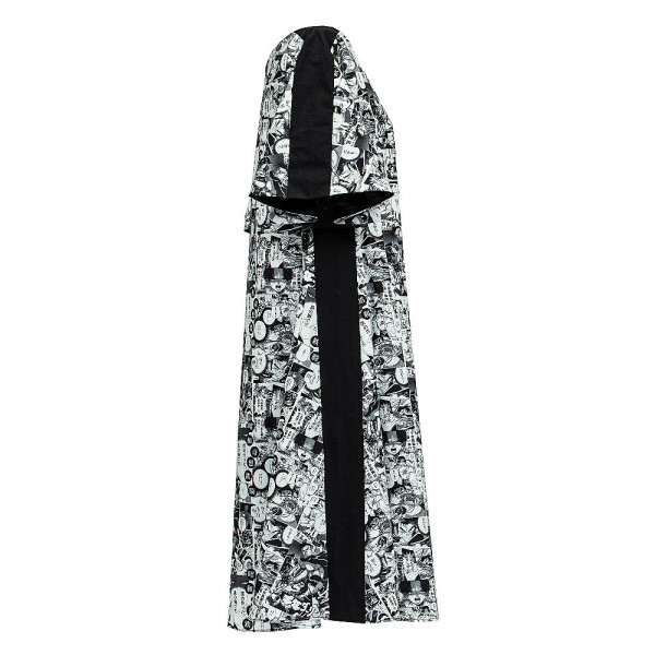 JU-NNA Abigail - Japanese Comic Print A-Line Dress