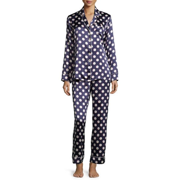 Olivia von Halle Polka Dot Pyjama Set