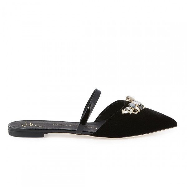 Giuseppe zanotti best sale velvet slides