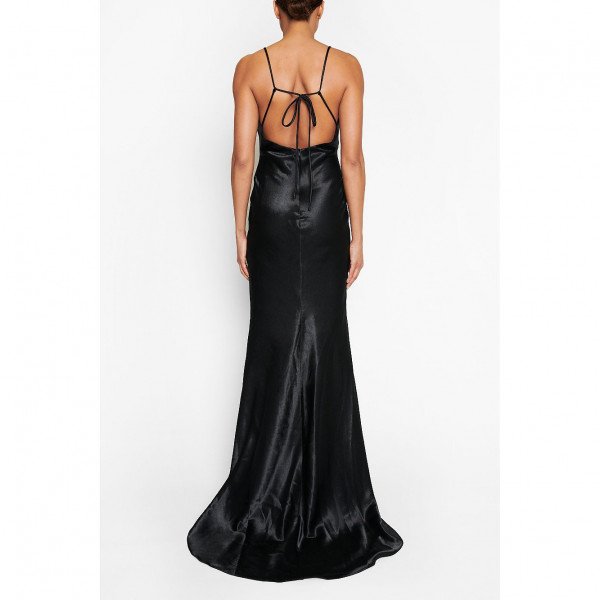 True Decadence Satin Cowl Neck Slip Dress