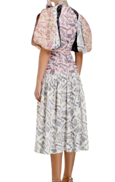 ZIMMERMANN Zodiac Tie Neck Dress