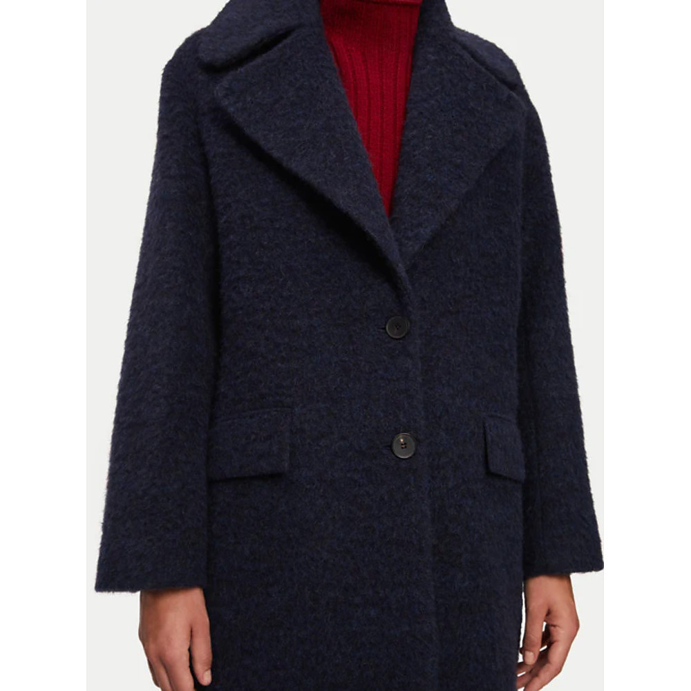 Jigsaw Brushed Maxi City Coat