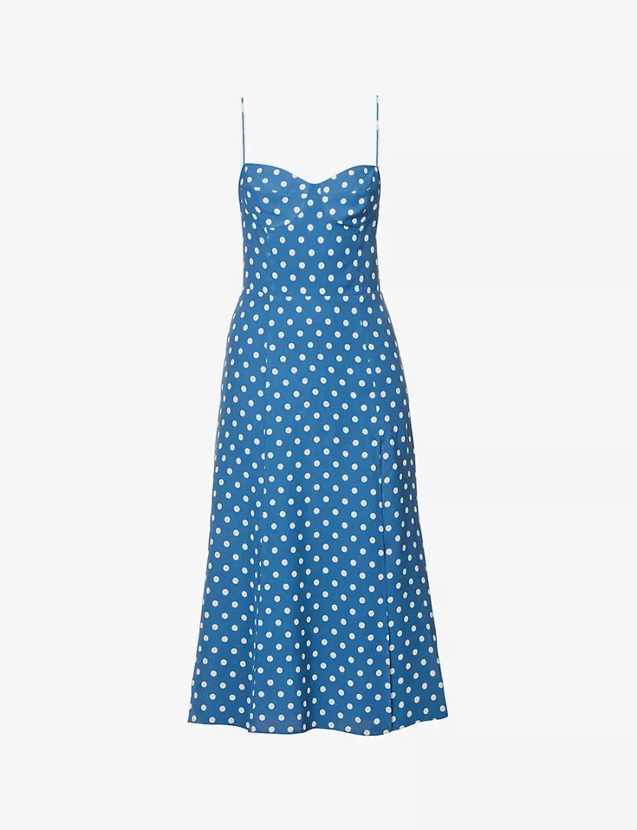 Reformation Juliette polka dot dress