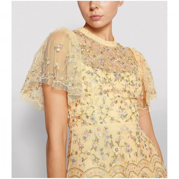 Needle & Thread Sweet Petal Embellished Mini Dress