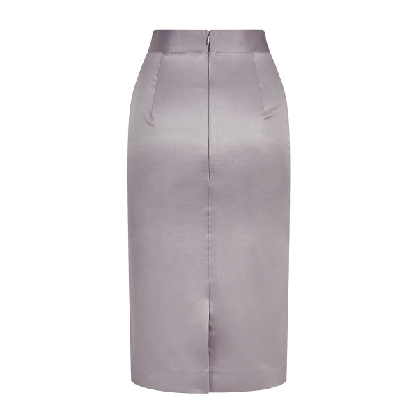 FEMPONIQ Cotton-Blend Sateen Pencil Skirt
