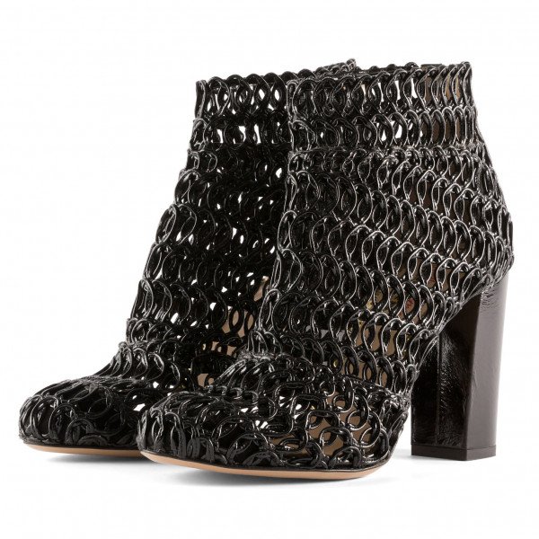 Charlotte Olympia Woven Ankle Boots