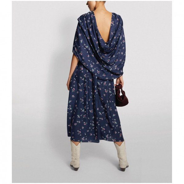 Magda Butrym Getafe Floral Cape Dress