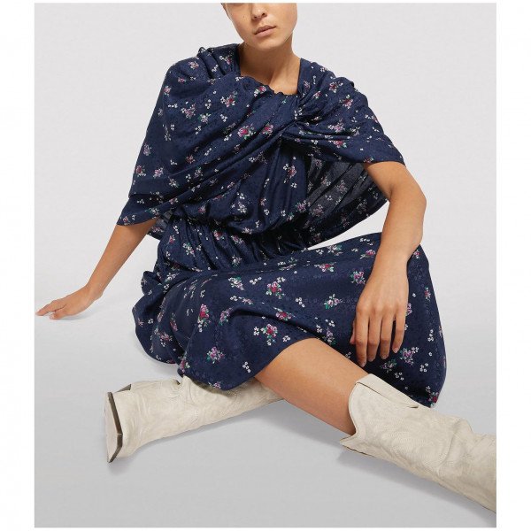 Rent Buy Magda Butrym Getafe Floral Cape Dress MY WARDROBE HQ