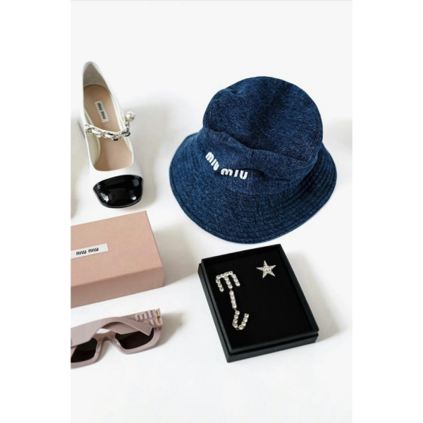 Miu Miu Denim Bucket Hat