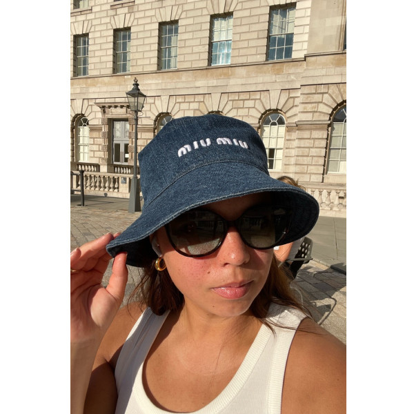 Miu Miu Denim Bucket Hat