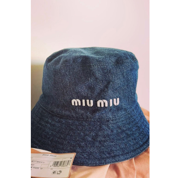 Miu Miu Denim Bucket Hat