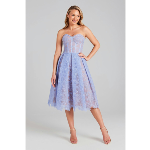 Nadine Merabi Olivia Blue Dress