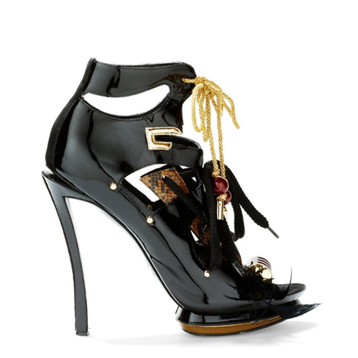 Louis Vuitton Spicy Patent Leather Sandals