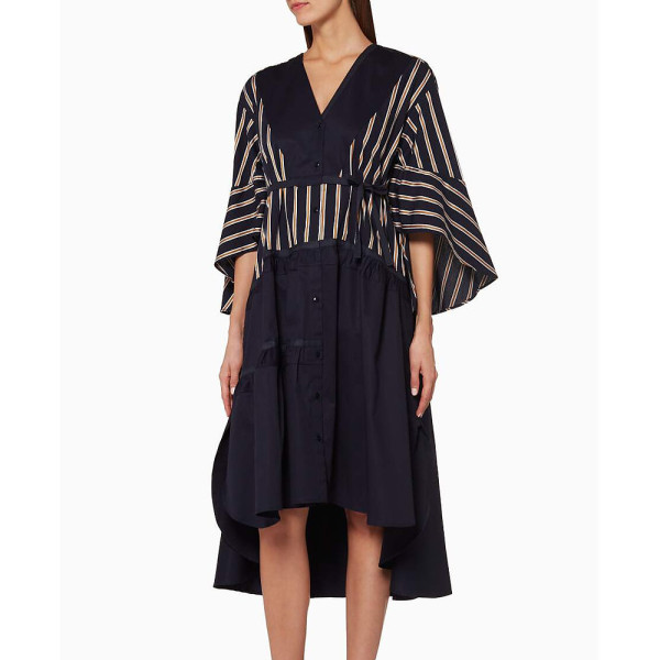 Palmer//harding Striped Kimono Dress