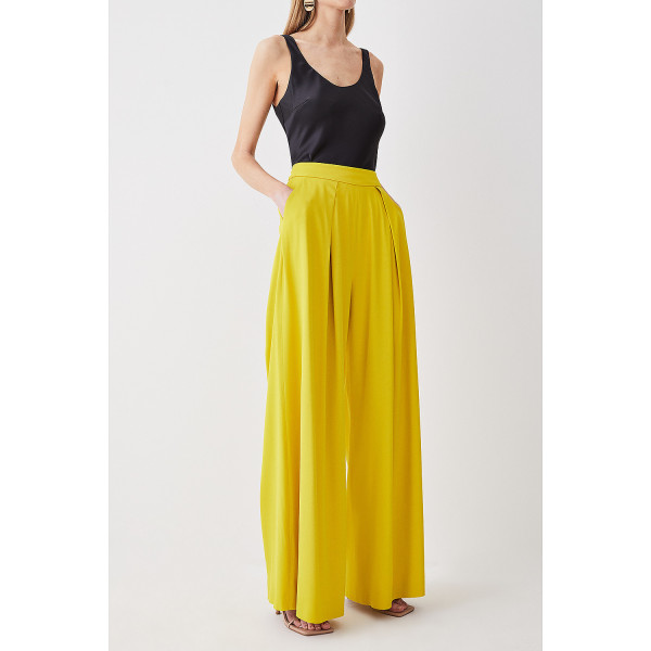 Karen Millen Pleat Detail Wide Leg Trouser