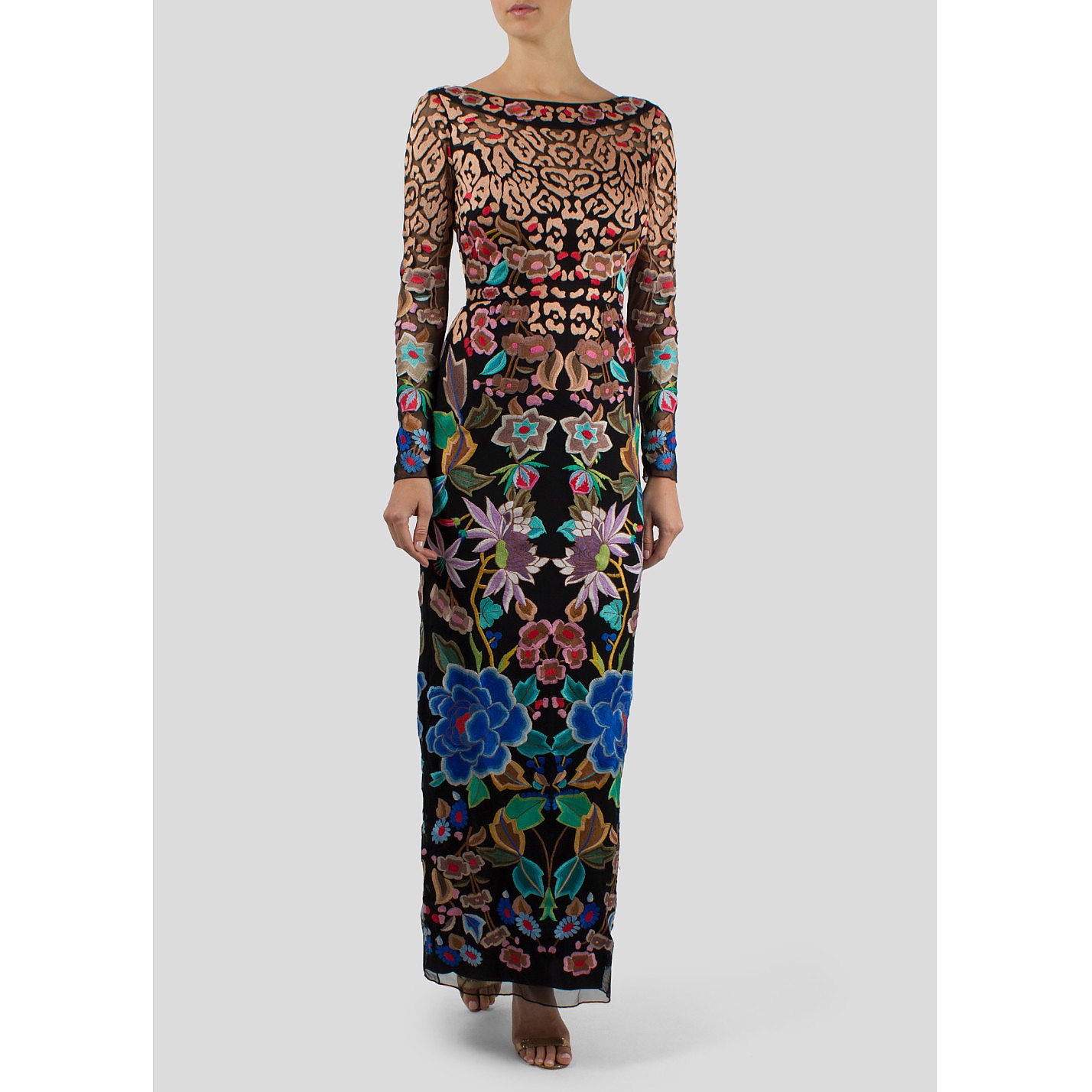 Temperley London Floral Embroidered Dress