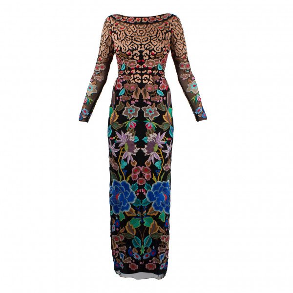 Temperley London Floral Embroidered Dress