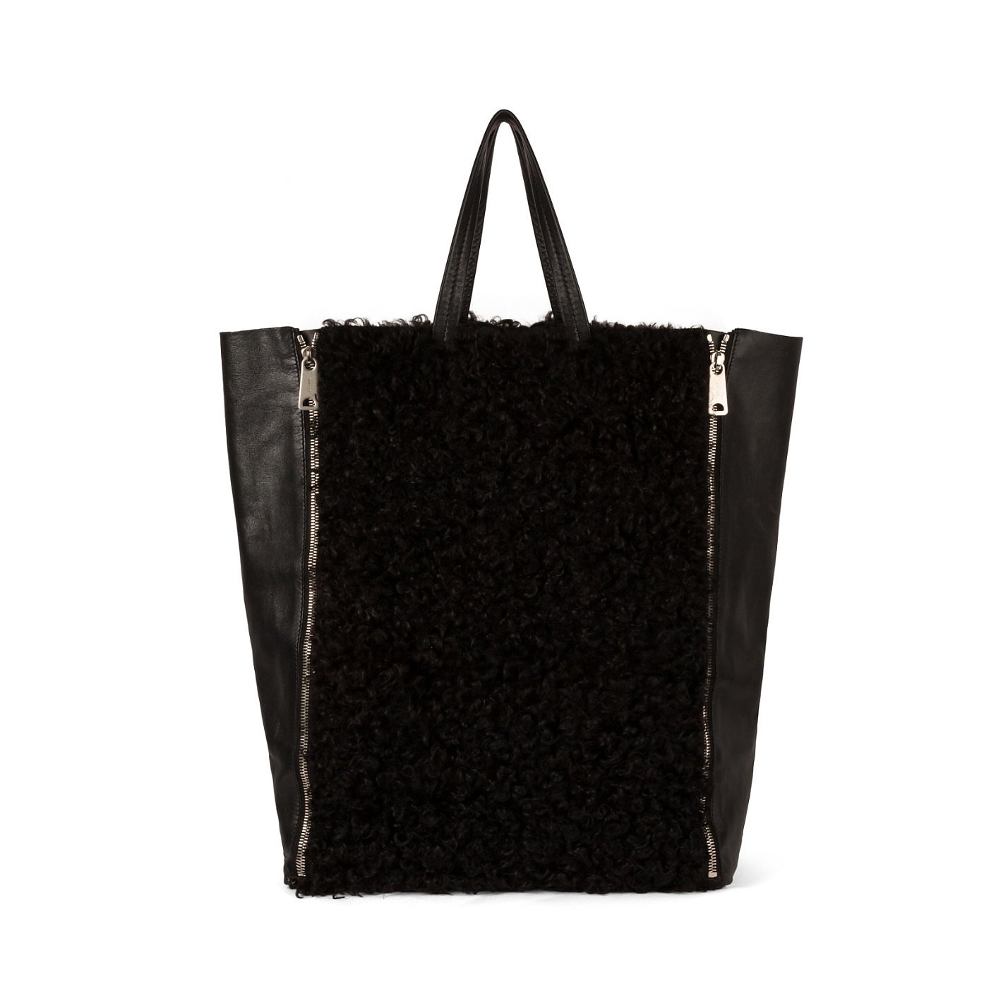 celine shearling tote